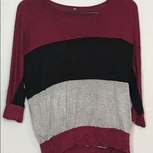 Cropped Top Bubble Half Sleeve T-Shirt